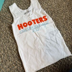 NEW Hooters calendar girl UNIFORM tank top EXCLUSIVE